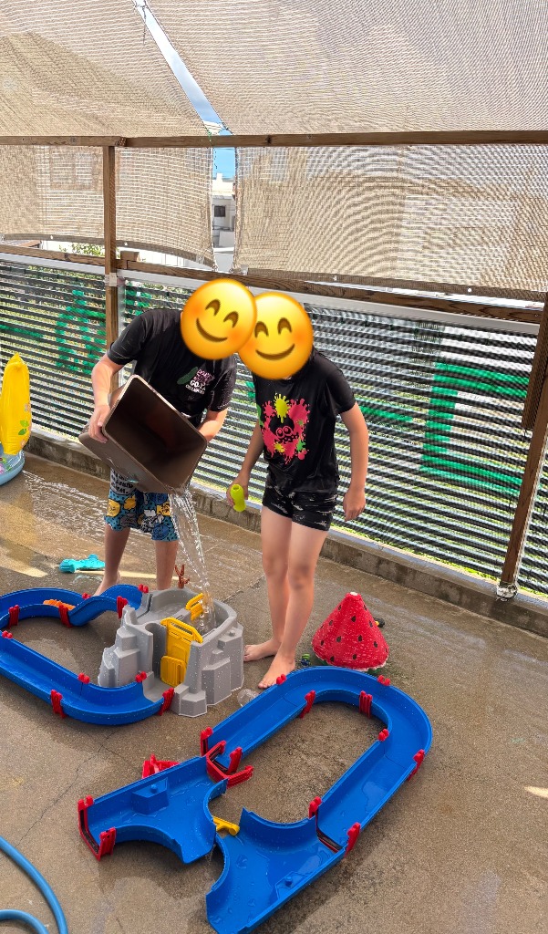 キッズコートぼぬーる 夏休みの思い出　プール活動🛟